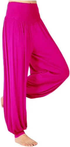 Vista 38 de Pantalones de algodón modal para mujer de AvaCostume, pantalones suaves para practicar yoga o deportes.