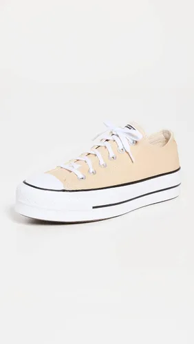Vista 2 de Converse Chuck Taylor All Star Lift Industrial Glam Ox OroNegro Poliéster Adulto Entrenadores Zapatos