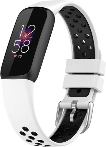 Vista 4 de Correas de repuesto compatibles con correas Fitbit Luxe, accesorios para reloj inteligente, bandas de silicona transpirable, correa deportiva