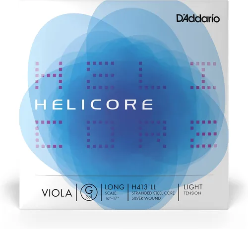 Vista 12 de D'Addario Helicore Viola Single A String, larga escala, tensión media