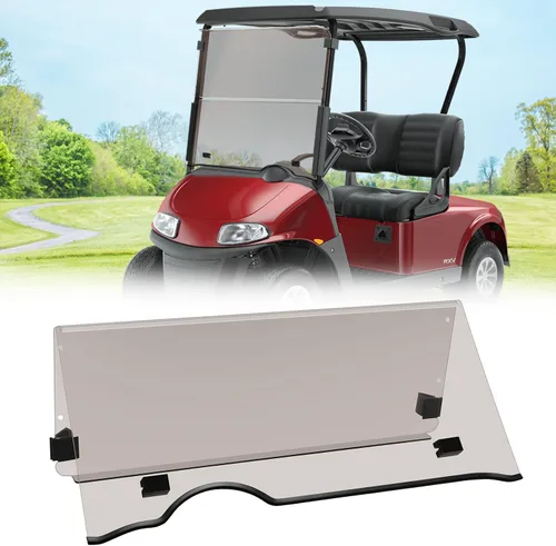Vista 7 de Parabrisas transparente 2008-UP para EZGO RXV Golf Cart Part Front