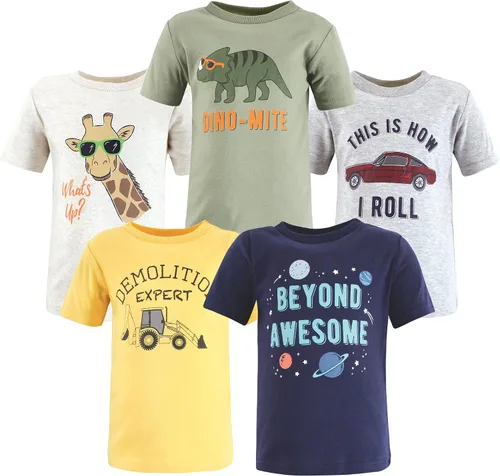 Vista 27 de Hudson Baby - Camisetas de manga corta para bebé unisex Animal Adventure
