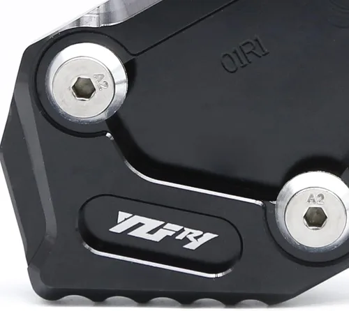 Vista 4 de Soporte lateral de soporte CNC para placa de extensión de pie para YZF R1 2001-2007 motocicleta