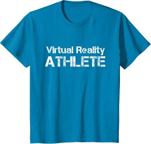 Vista 80 de Virtual Reality ATHLETE for VR Gamers Camiseta, Negro, S