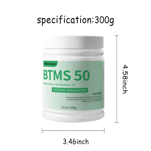 Vista 7 de Gránulos emulsionantes acondicionadores BTMS 50 de 10.6 onzas, 100% derivados de origen vegetal, ideal para acondicionador sin enjuague, lociones