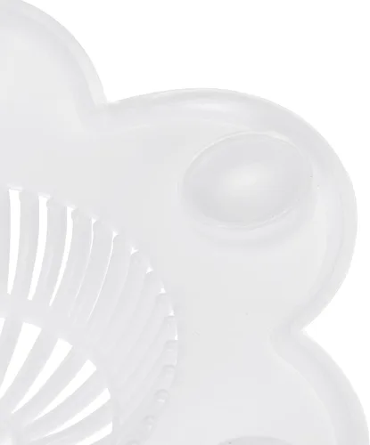 Vista 4 de uxcell Colador para fregadero de cocina, tapón de eliminación de fregadero de silicona, colador de pelo flexible, color blanco, 2
