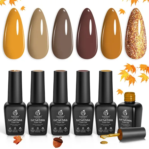 Vista 12 de beetles - Juego de esmaltes en gel color borgoña – Berry Merlot 6, ciruela, cereza, moca, rojo, otoño-invierno, morado oscuro, vino púrpura oscuro