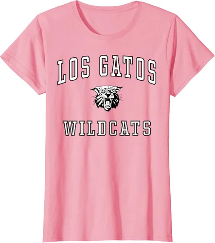 Vista 14 de Camiseta de Los Gatos de la escuela secundaria de Wildcats C1