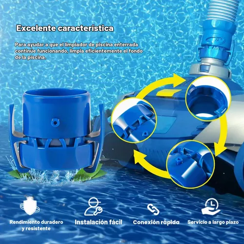 Vista 3 de R0526900 Conector rápido para Zodiac Baracuda MX6, MX8, T5 y T5 Duo Aspiradores Azul