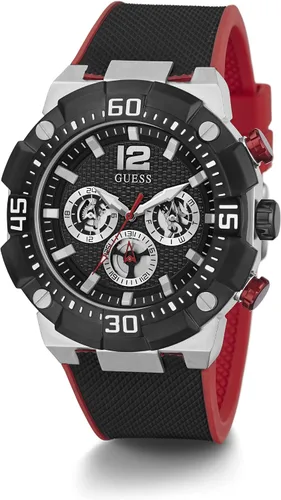 Vista 4 de GUESS Mens Stainless Steel Multifunction 50mm Watch