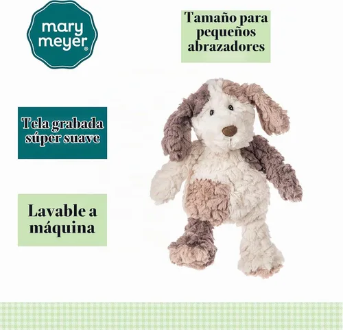 Vista 2 de Mary Meyer Peluche Animal de Juguete Suave Putty, 12 Pulgadas, Cooper Pup
