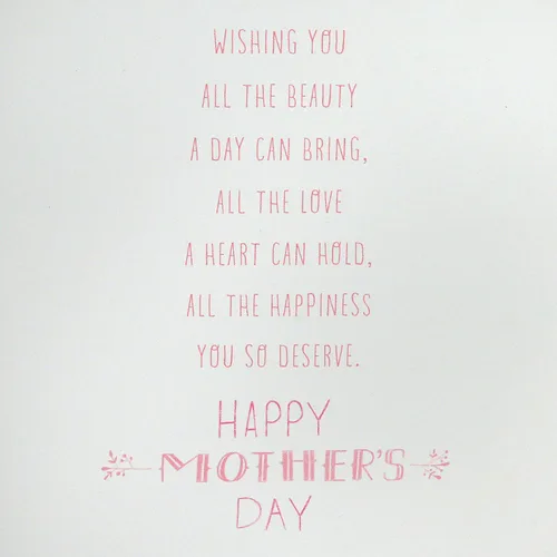 Vista 4 de Hallmark Tarjeta del día de la madre de todos, de toda la familia y tarjeta de firma para el día de la madre