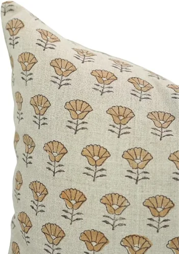 Vista 6 de Funda de cojín de lino puro de 14 x 14 pulgadas con cremallera para sofá, sofá y cama, decoración de otoño, granja, al aire libre, sala de estar