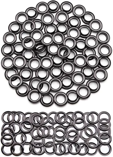 Vista 39 de SEMINI 800 Sets 4 Colors 6mm Grommet Eyelet Kit with Install Tool Kit