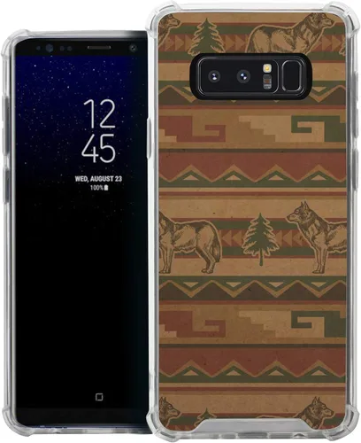 Vista 6 de CasesOnDeck Funda compatible con [Samsung Galaxy Note 8] Note 8, funda delgada y transparente de poliuretano termoplástico flexible con protección