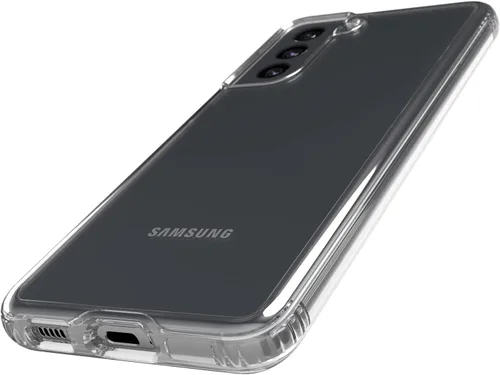 Vista 3 de tech21 EvoClear - Funda para Samsung S21 5G con protección contra caídas de 12 pies