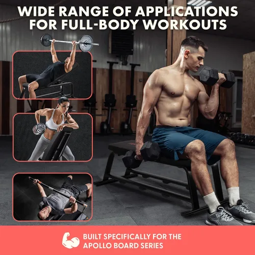 Vista 5 de SQUATZ Adjustable Bench for Home Gym - Versatile Weight Bench for Men & Women - Ergonomic Workout Bench for Bench Press & Full Body Exercise