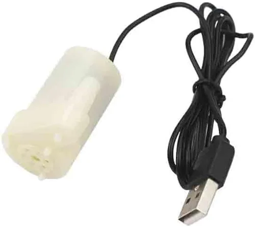 Vista 2 de 20pcs Vertical Mini DC 3-6V 120L/H Motor sin escobillas Bomba de agua sumergible con USB