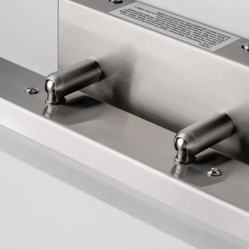Vista 5 de mirrea Lámpara LED de tocador de níquel cepillado de 24 pulgadas para espejo, moderna iluminación de barra de baño regulable 3CCT, interruptor