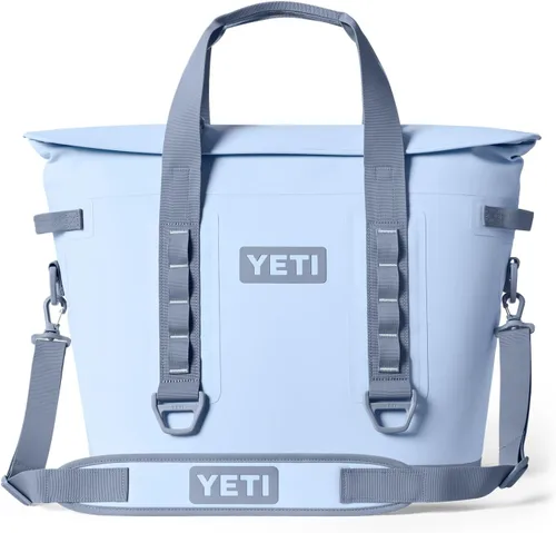 Vista 11 de YETI Enfriadores suaves portátiles Hopper Serie M con acceso MagShield verde azulado (Agave Teal)