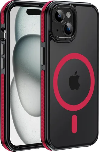 Vista 58 de Funda magnética fuerte para iPhone 12 Pro Max [Protección de grado militar de 10 pies] Compatible con MagSafe, funda protectora a prueba de golpes