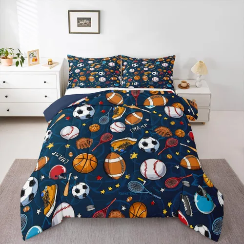 Vista 199 de Erosebridal Juego de edredón de hojas de cannabis, juego de ropa de cama de marihuana con estampado colorido de plantas, decoración bohemia de 2