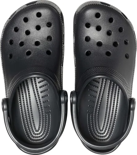 Vista 2 de Crocs Zuecos clásicos unisex para adultos, Negro