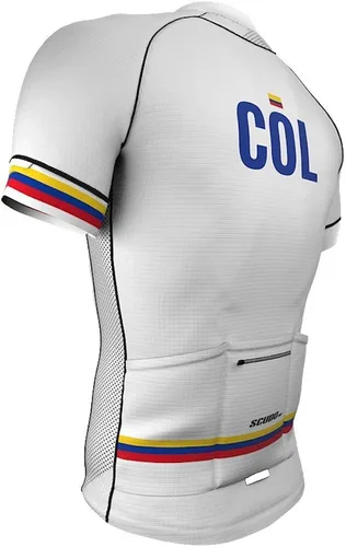 Vista 3 de Jersey de manga corta para ciclismo para hombre con código de Columbia