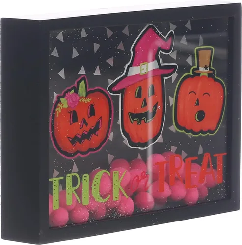 Vista 2 de 8”; Trick or Treat with Pom Poms Decoration by Ashland®, Halloween Decorations