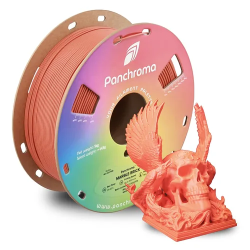 Vista 81 de Polymaker Panchroma - Filamento PLA mate de 0.07 in, 2.2 lbs, madera de Madera mate de doble degradado