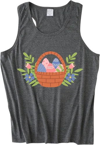 Vista 3 de Temperament - Blusas estampadas de Pascua para mujer, con cuello redondo, ajuste delgado, transpirable, manga corta