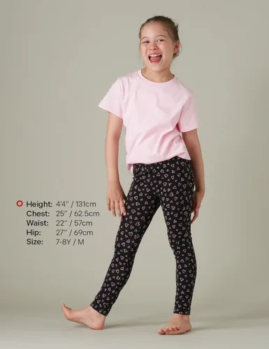 Vista 3 de LAPASA Girls Leggings Pants (4 & 5 Pack) Cotton Knit Toddler Print Solid Full-Length Multipack Stretchy Soft Multicolor G11