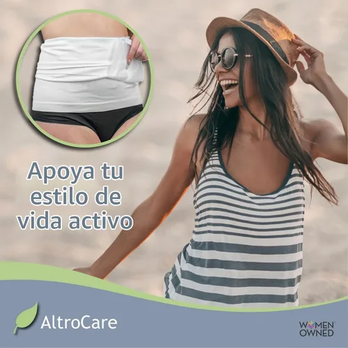 Vista 3 de Prenda de apoyo para el estoma. envoltura de ostomía con bolsillo interior para sostener la bolsa.