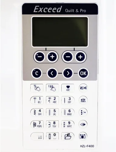 Vista 3 de Juki HZL-F400 Exceed Series Máquina de coser para computadoras, color blanco