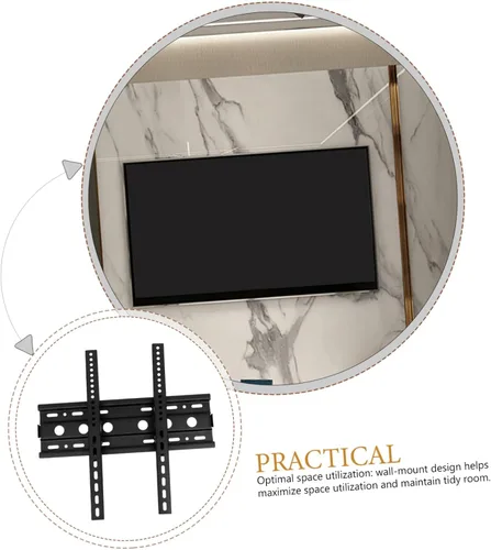 Vista 4 de Adjustable Tv Wall Mount Bracket for Tvs Wall Mounting Stand with Multidirectional Tilt and Swivel Space-Saving Design for LED LCD OLED Plasma