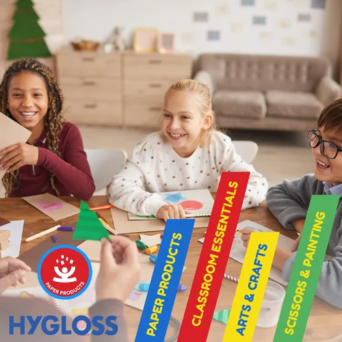 Vista 6 de Hygloss Juego de 100 hojas de arte para rascar, 4 x 6 pulgadas, negro mate, juego de arte para niños, incluye 100 papeles holográficos plateados u