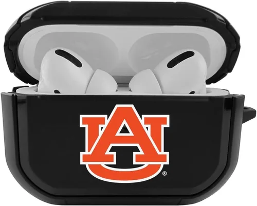 Vista 30 de Funda negra duradera para Apple AirPods Pro (1ª/2ª generación) con mosquetón - Alabama Crimson Tide