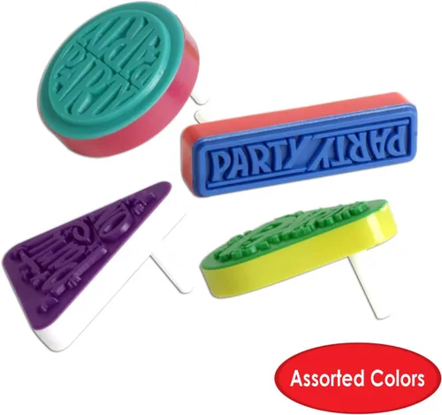 Vista 3 de Pkgd Raqueta Raise 'N Noisemakers (colores asstd) (4/Pkg)
