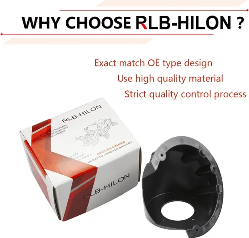 Vista 2 de RLB-HILON Carcasa de cuello de llenado de combustible Compatible con Dodge Ram 1500 2500 2013 a 2018, para Dodge Ram 3500 2010 a 2018