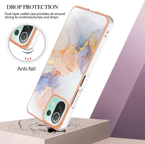 Vista 1025 de Funda compatible con Nothing Phone 1, compatible con Nothing Phone One A063 para teléfono móvil TPU funda FLP