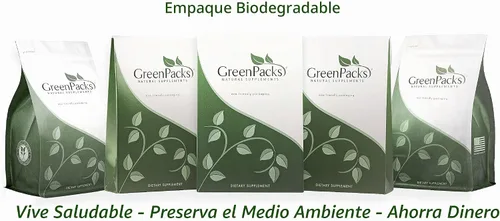 Vista 3 de GreenPacks® Suplemento concentrado de raíz de maca orgánica (gelatinizado) 300 cápsulas