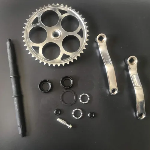 Vista 5 de 36T/44T Bicycle Wide Crank Assembly Kit 3pcs - 2 Stroke & 4 Stroke Gas Motorized Bicycle
