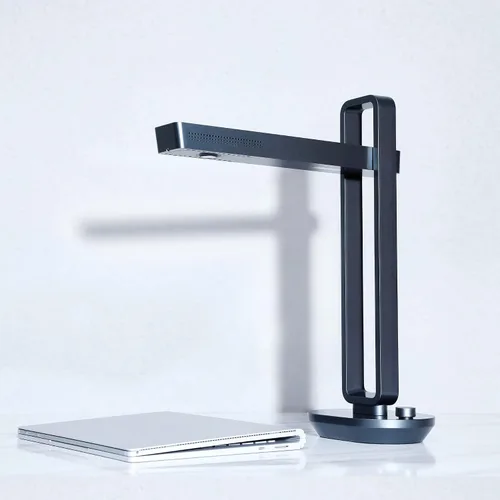 Vista 2 de CZUR Aura Pro - Escáner de libros portátil, escáner de documentos A3, tecnología de aplanamiento automático y eliminación de huellas dactilares, OCR