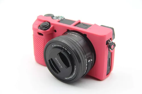 Vista 10 de Funda para Sony Alpha A6300 A6300 A6400 (Negro)