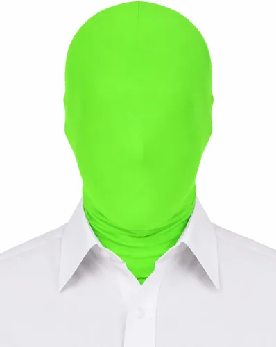 Vista 16 de Máscara de capucha Zentai de elastano de cobertura completa para hombre y mujer para disfraz de Halloween