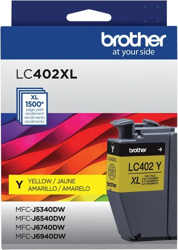 Vista 13 de Brother Cartucho de tinta negro LC402BK de rendimiento estándar genuino