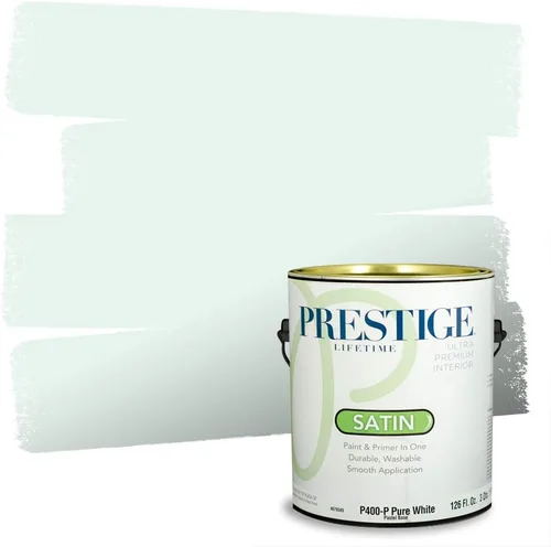 Vista 103 de PRESTIGE Pintura interior e imprimación en uno, salpicaduras acuosas, cáscara de huevo, 1 galón