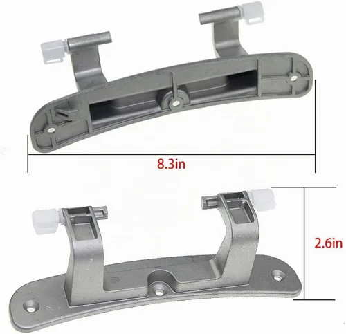 Vista 6 de 134550800 Bisagra de puerta de lavadora con bujes de repuesto para Whirlpool & Frigidaire