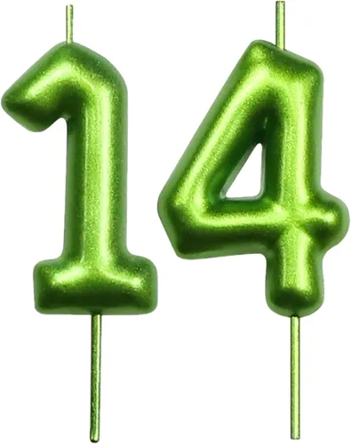 Vista 212 de DERVENTA Vela con números de 2.36 pulgadas, decoración perfecta para cumpleaños, brunch, postre, pastel, 1 pieza (número 0 rosa)