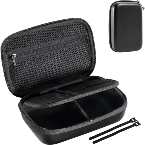 Vista 13 de ProCase Estuche organizador electrónico de viaje duro para MacBook Adaptador de corriente Cargadores Cables Power Bank Apple Magic Mouse Apple